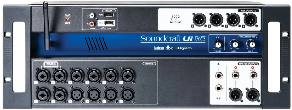 Carruzzo Soundcraft Ui16 16 kanalai