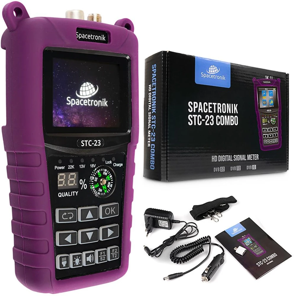 UNIVERSALUS MATUOKLIS STC-23 DVB-T/T2 DVB-S/S2 DVB-C Spacetronik