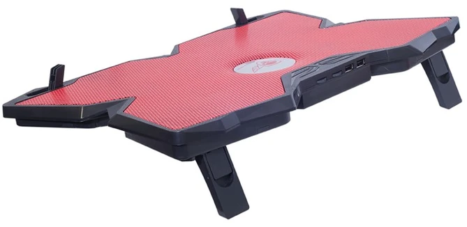Carruzzo Spirit of Gamer AIRBLADE 500 aušinimo padėklas nešiojamam kompiuteriui 40,6 cm (16″) 1200 RPM Juoda