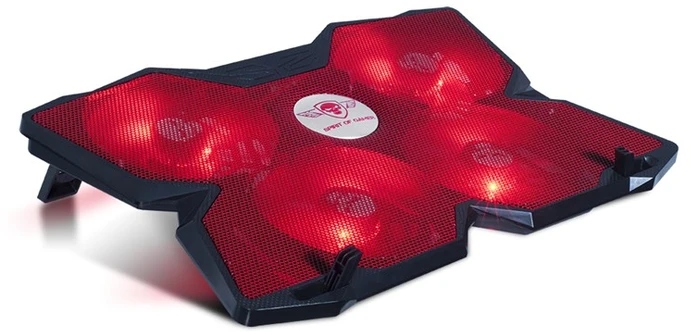 Carruzzo Spirit of Gamer AIRBLADE 500 aušinimo padėklas nešiojamam kompiuteriui 40,6 cm (16″) 1200 RPM Juoda