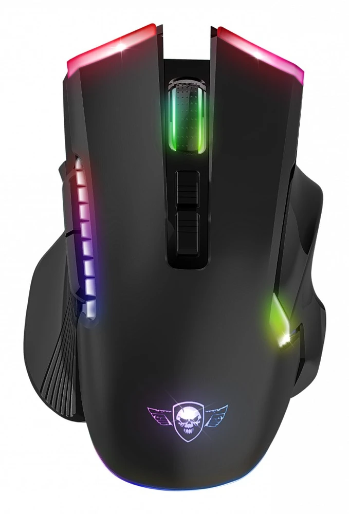 Carruzzo Spirit Of Gamer ELITE M70 RGB Belaidė pelė žaidimams Juodas