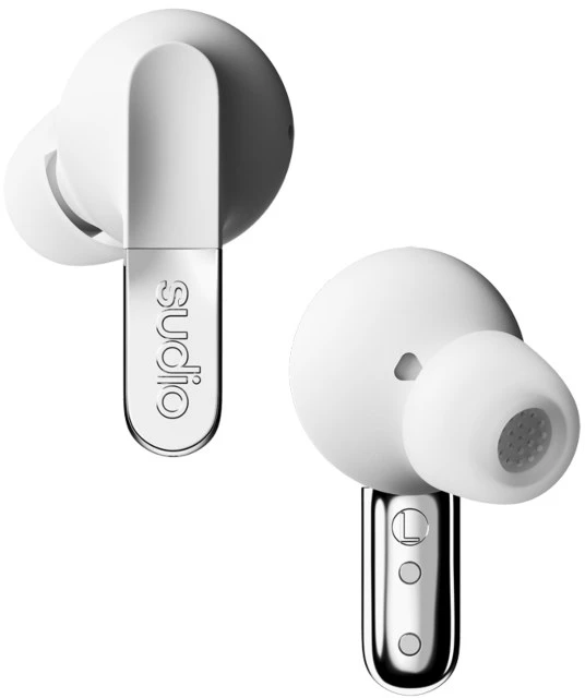 Ausinės Sudio Earbuds | N3 Pro | Bluetooth | į ausis įkišamos | Mikrofonas | Chrome Baltas | Noise canceling | Belaidės