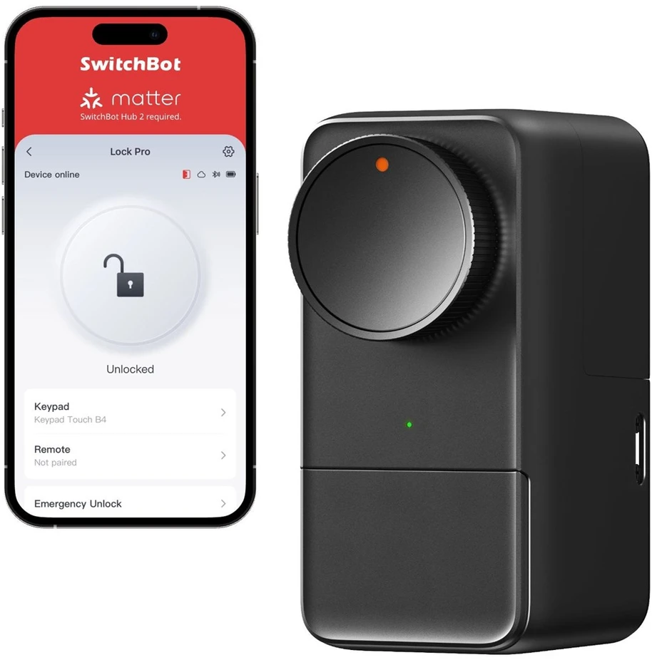 Carruzzo SwitchBot Lock Pro Išmanusis durų užraktas