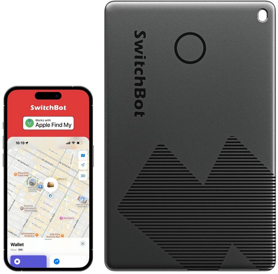 Carruzzo SwitchBot W2500032 išmanioji kortelė Juoda