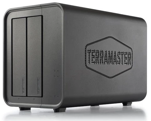 Carruzzo TerraMaster D2-320 diskų masyvas Desktopas Juoda