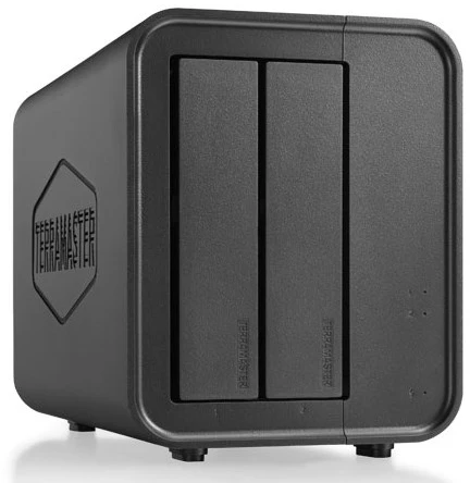 Carruzzo TerraMaster D2-320 diskų masyvas Desktopas Juoda