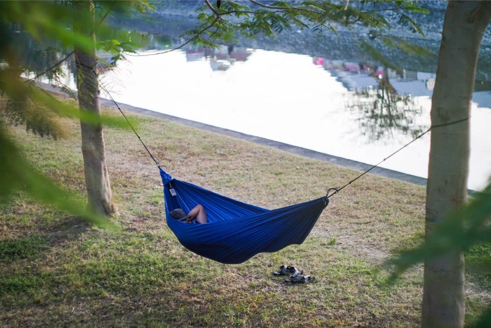 Carruzzo Ticket To The Moon TRAVEL HAMMOCK – Compact Pakabinamas hamakas 2 žmogus (žmon.) Nailonas Žalia