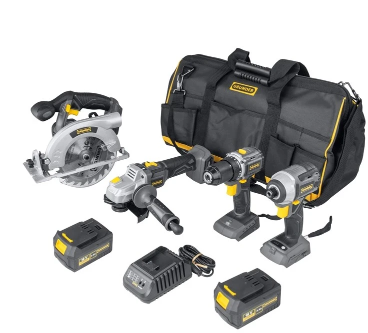 Bosch Carruzzo TOOL SET 4 TOOLS 2X4AH 18V