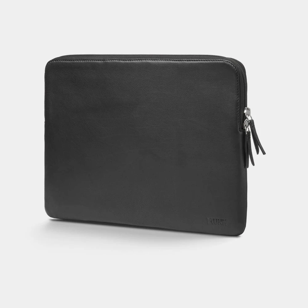 Trunk Leather Sleeve do MacBook 14" juodas