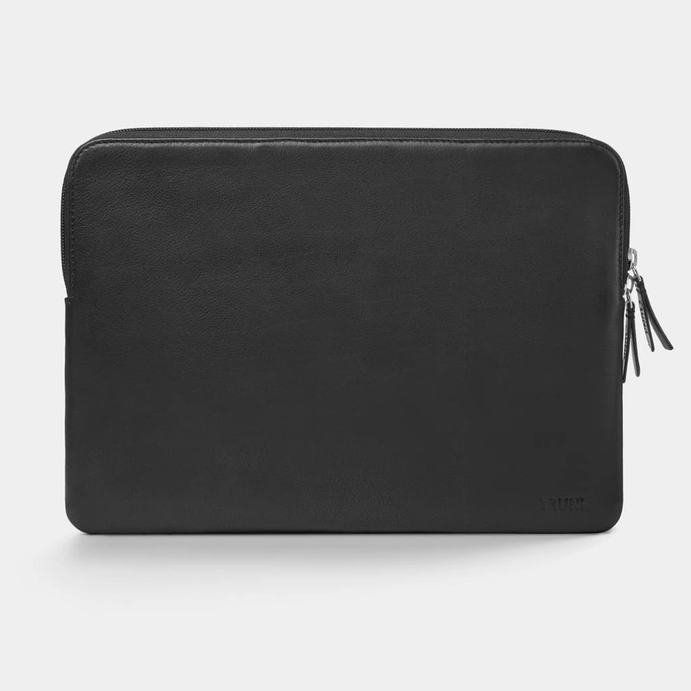 Trunk Leather Sleeve do MacBook 14" juodas