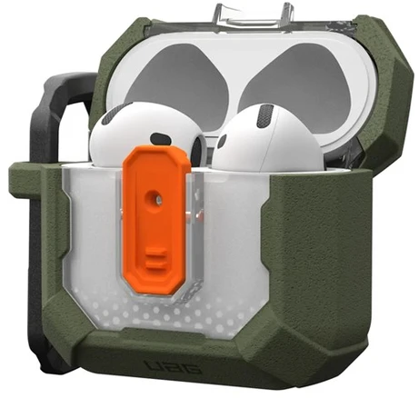 Dėklas Urban Armor Gear UAG Plazma, alyvuogių pilkumo – Airpods 4