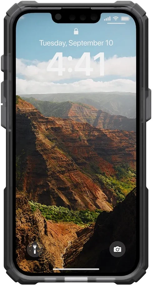 UAG Urban Armor Gear dėklas PLASMA XTE suderinamas su MagSafe, skirtas IPHONE 16e pelenai / titanas