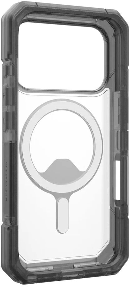Urban Armor Gear UAG Trooper MagSafe dėklas, skirtas iPhone 17 Pro – skaidrus, juodas