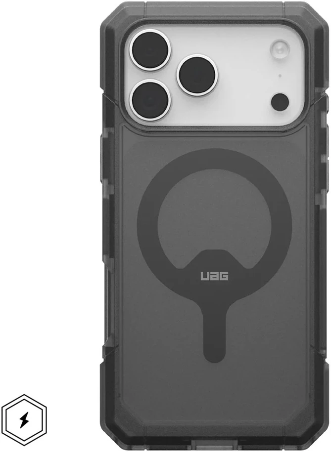 Carruzzo UAG Trooper MagSafe dėklas iPhone 17 Pro Max - Matinis Juodas