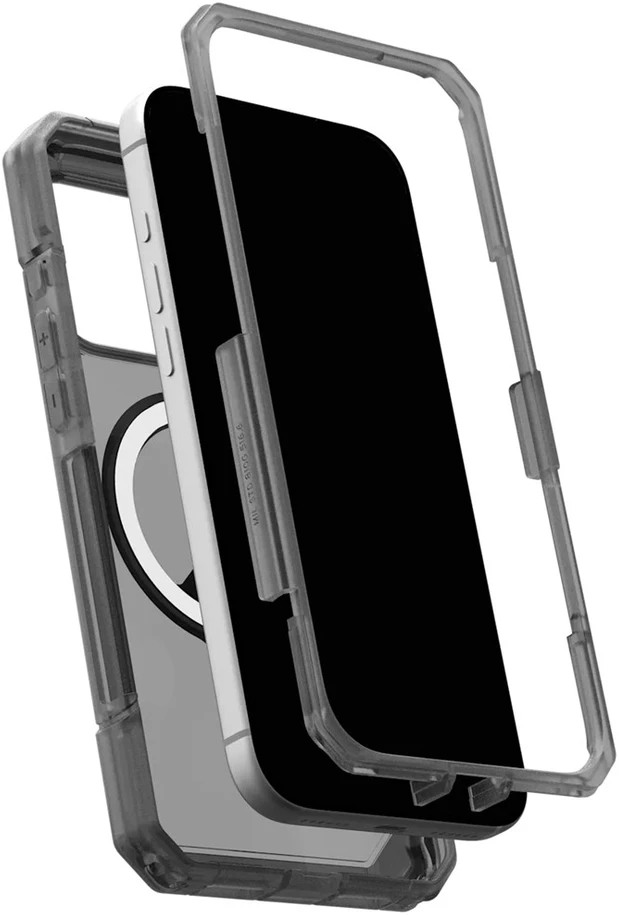 Carruzzo UAG Trooper MagSafe dėklas iPhone 17 Pro Max - Matinis Juodas