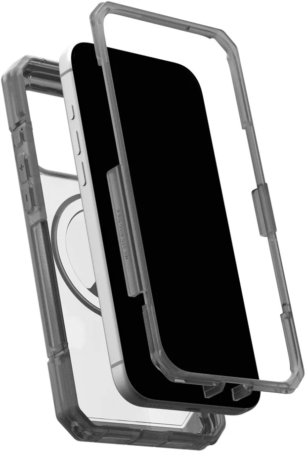 Dėklas Urban Armor Gear UAG Trooper MagSafe Case for iPhone 17 Pro Max - Clear Juodas