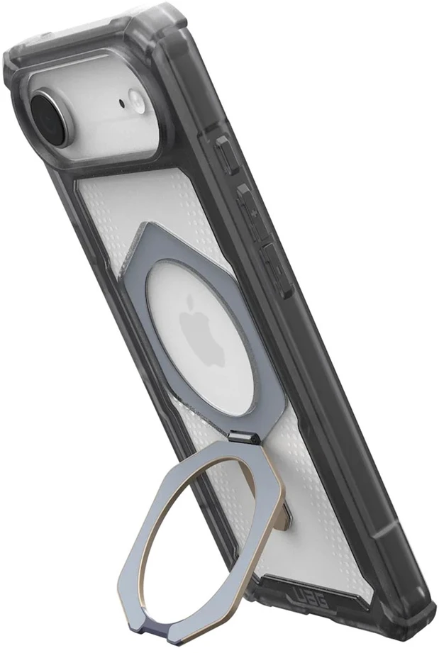 UAG Urban Armor Gear dėklas PLASMA XTE, suderinamas su „MagSafe“, skirtas IPHONE 17, pelenų / titano spalvos