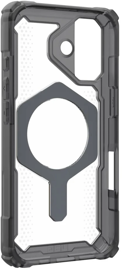 UAG Urban Armor Gear dėklas PLASMA XTE, suderinamas su „MagSafe“, skirtas IPHONE 17, pelenų / titano spalvos