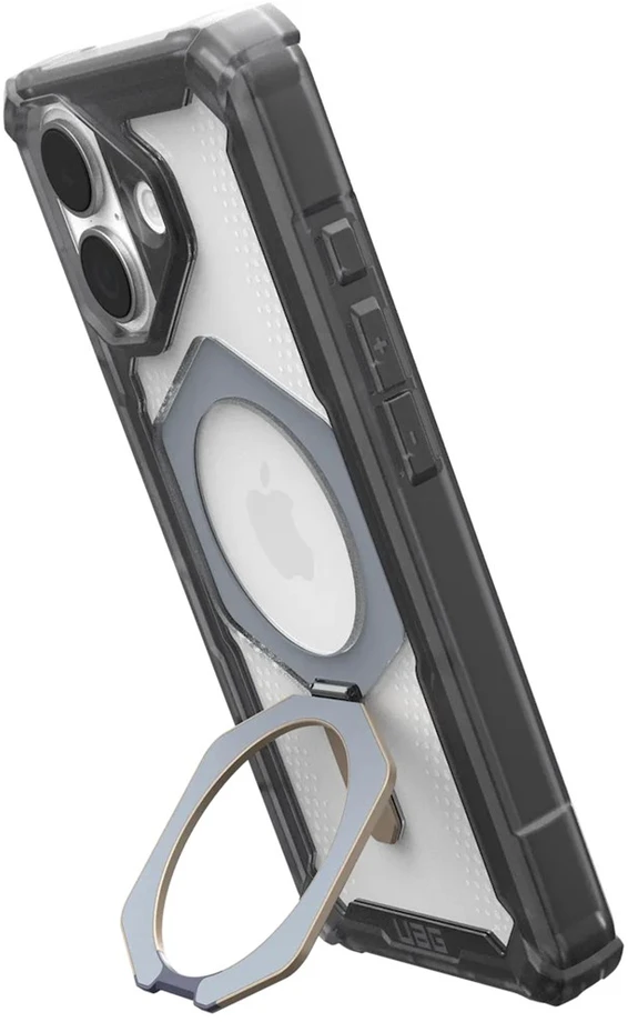 UAG Urban Armor Gear dėklas PLASMA XTE, suderinamas su „MagSafe“, skirtas IPHONE 17, pelenų / titano spalvos