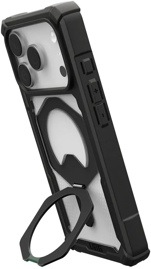 Urban Armor Gear UAG Plasma XTE MagSafe dėklas, skirtas iPhone 17 Pro – skaidrus, juodas