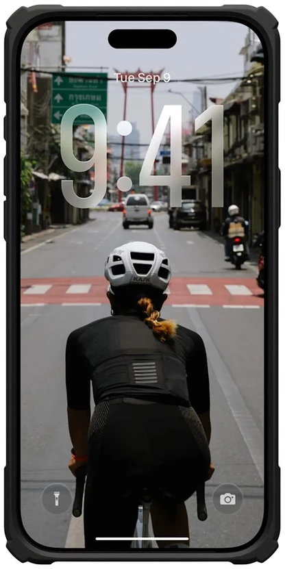 Dėklas Urban Armor Gear UAG Plasma XTE Magsafe,Juodas/Pop Oranžinis - iPhone 17 Pro Max