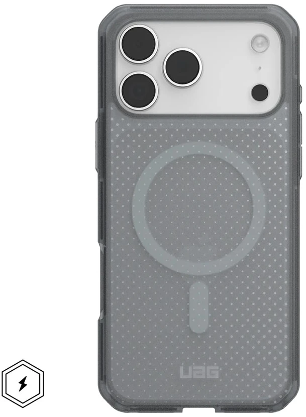 Urban Armor Gear UAG „Dot MagSafe“ dėklas, skirtas „iPhone 17 Pro Max“ – pilkas