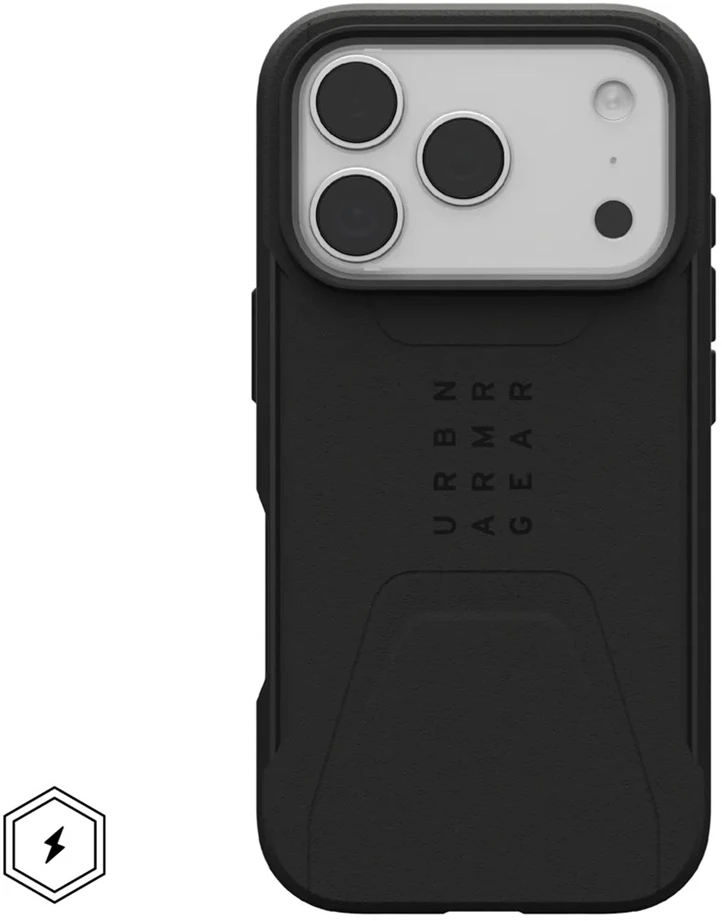 Urban Armor Gear Dėklas UAG Civilian Magsafe,Juodas - iPhone 17 Pro