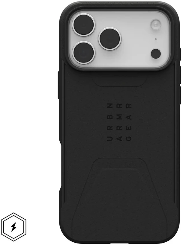 Dėklas Urban Armor Gear UAG Civilian Magsafe,Juodas - iPhone 17 Pro Max