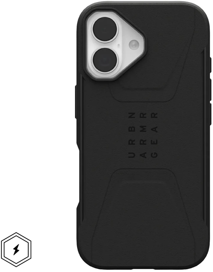 Urban Armor Gear Dėklas UAG Civilian Magsafe,Juodas - iPhone 17