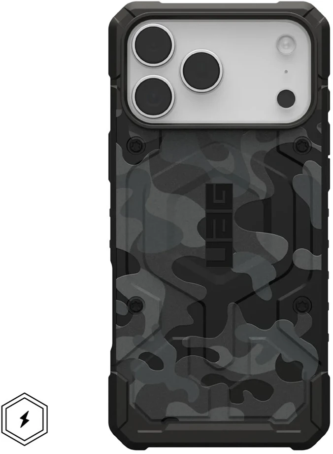 Dėklas „Urban Armor Gear“ „UAG Pathfinder Magsafe“, „Midnight Camo SE“ – „iPhone 17 Pro Max“