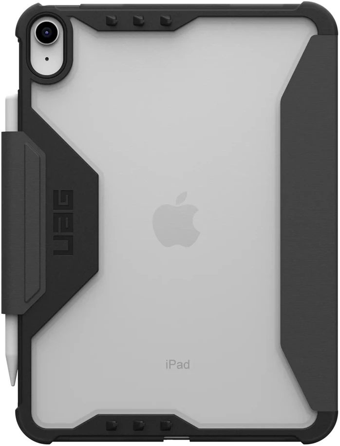 Carruzzo Urban Armor Gear 124487B14340 planšetinio kompiuterio dėklas 27,7 cm (10.9″) „Folio“ Juoda, Permatomas