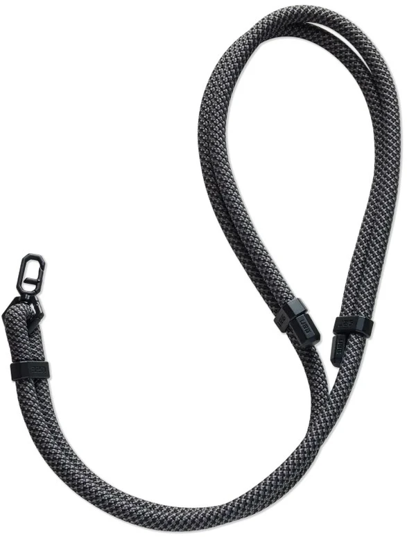 Dėklas Urban Armor Gear UAG Crossbody Lanyard Civilinis telefono dirželis - pilkos ir juodos spalvos