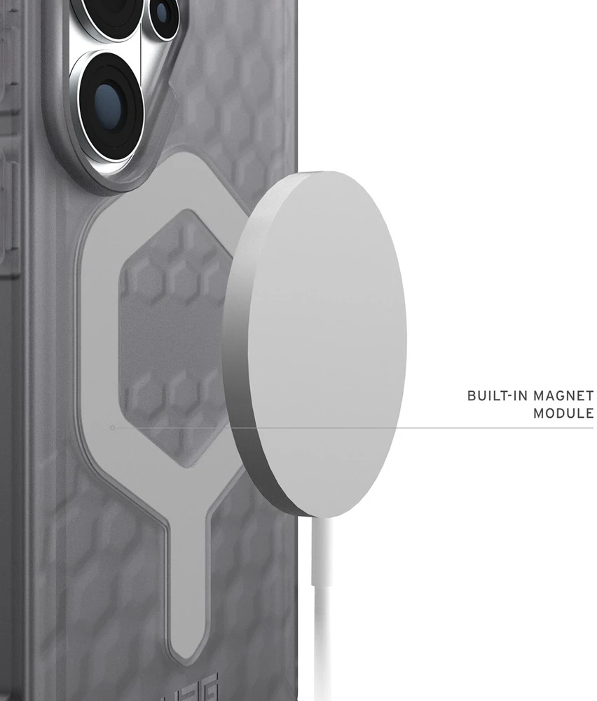 Dėklas Carruzzo Urban Armor Gear UAG Essential Armor, Ash - Samsung Galaxy S26 Ultra