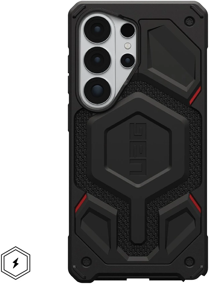 Dėklas Carruzzo Urban Armor Gear UAG Monarch Pro, Kevlar Juodas - Samsung Galaxy S26 Ultra
