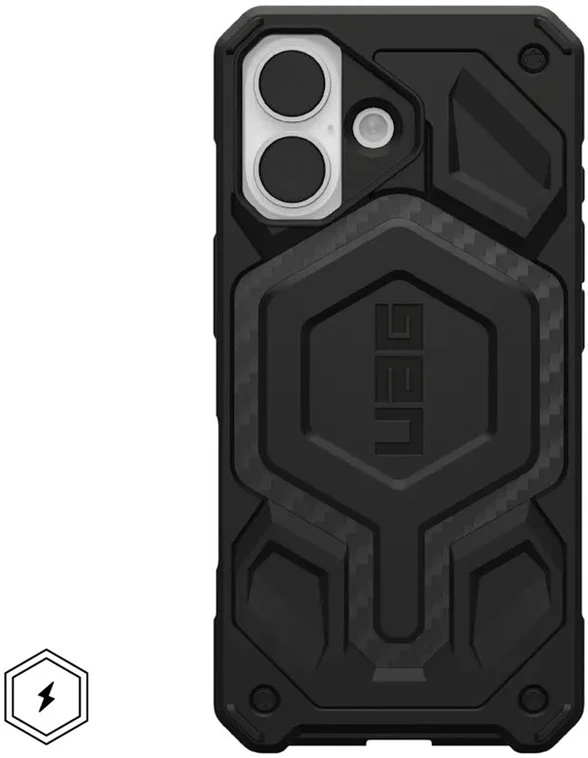 Urban Armor Gear UAG Monarch Pro MagSafe dėklas iPhone 17 Pro - Juodas ir pilkas