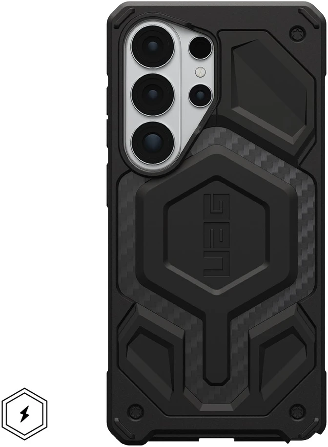 Carruzzo „Urban Armor Gear UAG Monarch Pro“ – anglies pluošto dėklas, skirtas „Samsung Galaxy S26 Ultra“