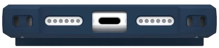 Dėklas Urban Armor Gear UAG Pathfinder Magsafe mėlynas skaidrus dirželis iPhone 17 Pro Max telefonui