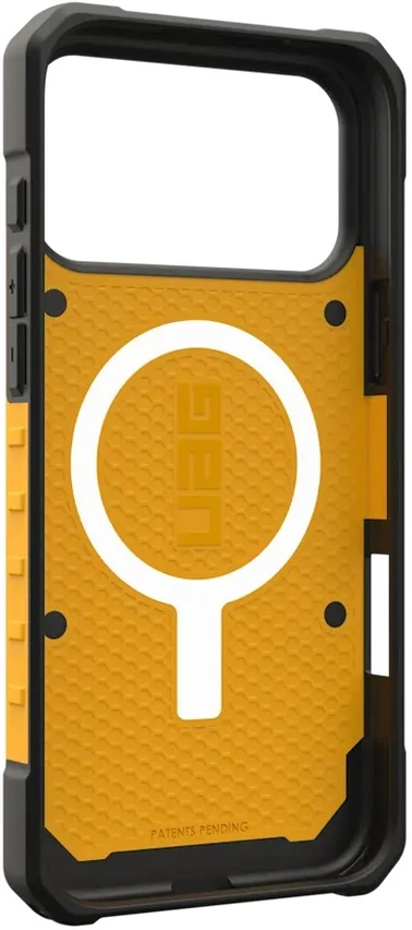 Dėklas „Urban Armor Gear“ „UAG Pathfinder Magsafe“, „Heritage Geltona“ – „iPhone 17 Pro Max“