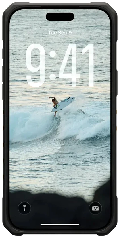 Dėklas „Urban Armor Gear“ „UAG Pathfinder Magsafe“, „Heritage Geltona“ – „iPhone 17 Pro Max“