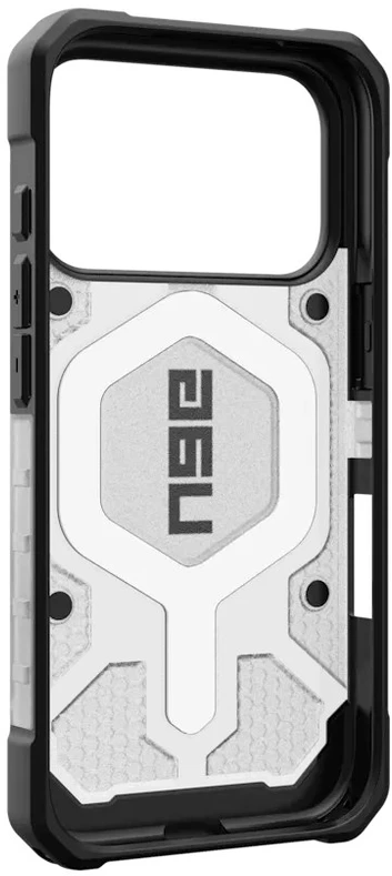 Urban Armor Gear Dėklas UAG Pathfinder Clear Magsafe,Ice/Sidabrinis - iPhone 17 Pro