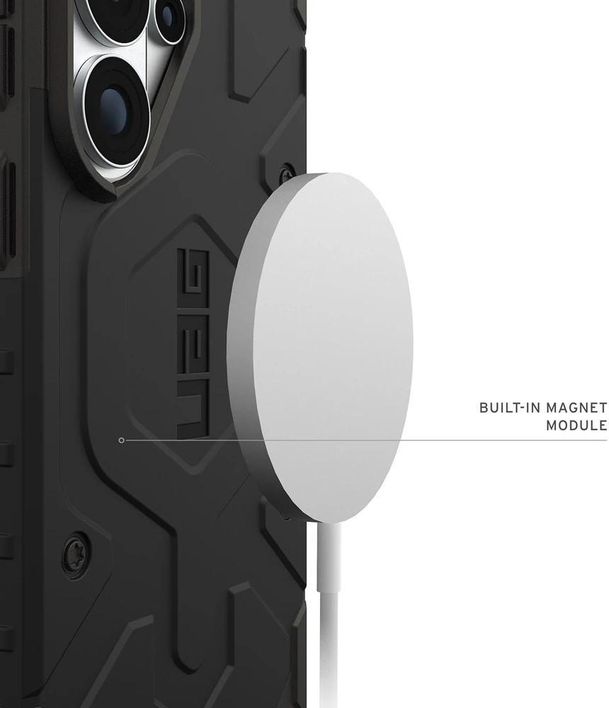 Dėklas Carruzzo Urban Armor Gear UAG Pathfinder, Juodas - Samsung Galaxy S26 Ultra