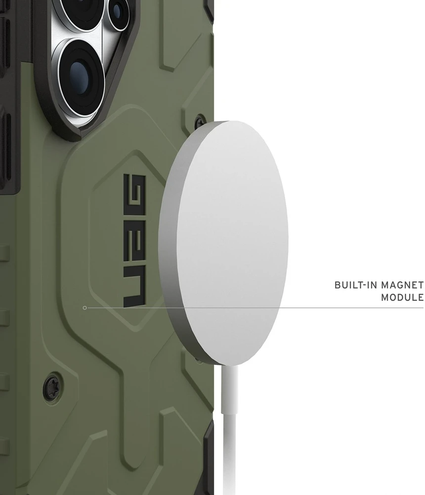 Dėklas „Urban Armor Gear“ UAG „Pathfinder“, alyvuogių spalvos – „Samsung Galaxy S26 Ultra“
