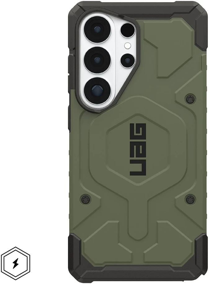 Dėklas „Urban Armor Gear“ UAG „Pathfinder“, alyvuogių spalvos – „Samsung Galaxy S26 Ultra“