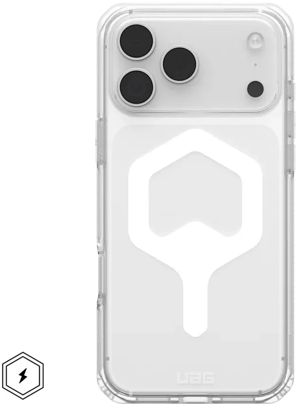 Carruzzo Urban Armor Gear Plyo mobiliojo telefono dėklas 17,5 cm (6.9″) Permatomas, Balta