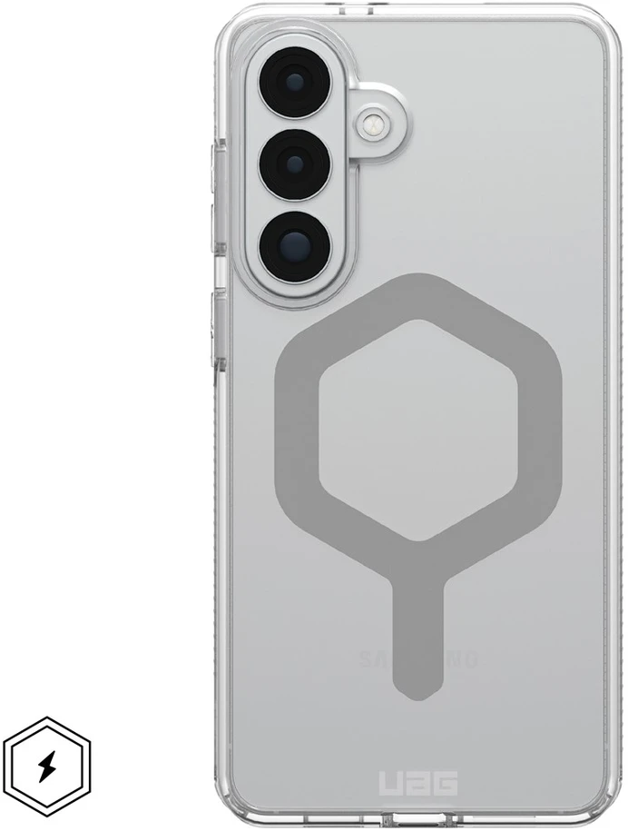 Dėklas Carruzzo Urban Armor Gear UAG Plyo, Ice/Sidabrinis – Samsung Galaxy S26+
