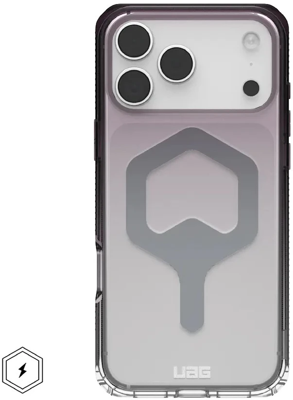 Urban Armor Gear UAG Plyo Magsafe dėklas, juodas/skaidrus ombre dėklas – iPhone 17 Pro Max