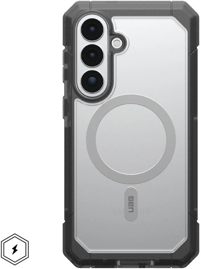 Dėklas Carruzzo Urban Armor Gear UAG Trooper, skaidrus/peleninis - Samsung Galaxy S26+