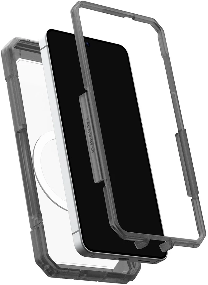 Dėklas „Urban Armor Gear“ UAG Trooper, skaidrus/peleninis – „Samsung Galaxy S26“