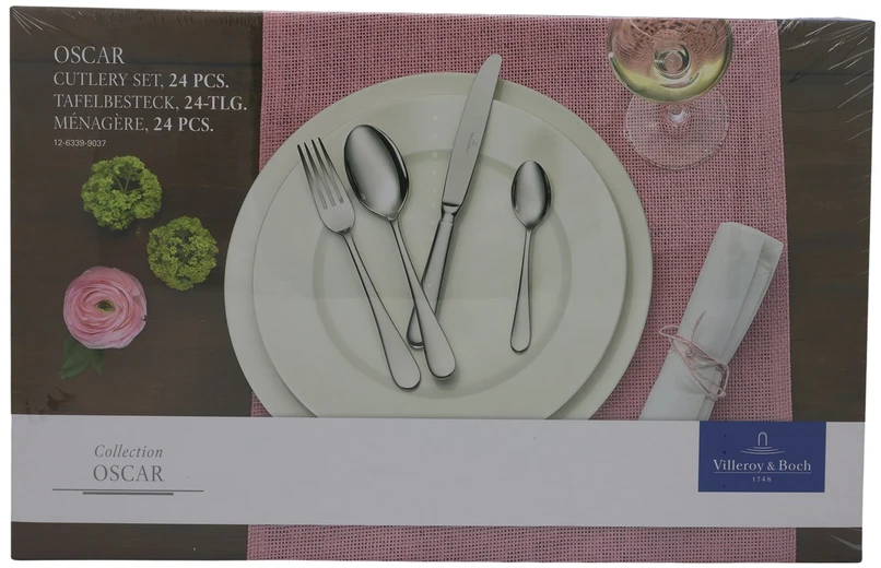 Villeroy & Boch Carruzzo Villeroy & Boch 1263399037 stalo įrankių rinkinys 24 vnt Nerūdijančiojo plieno