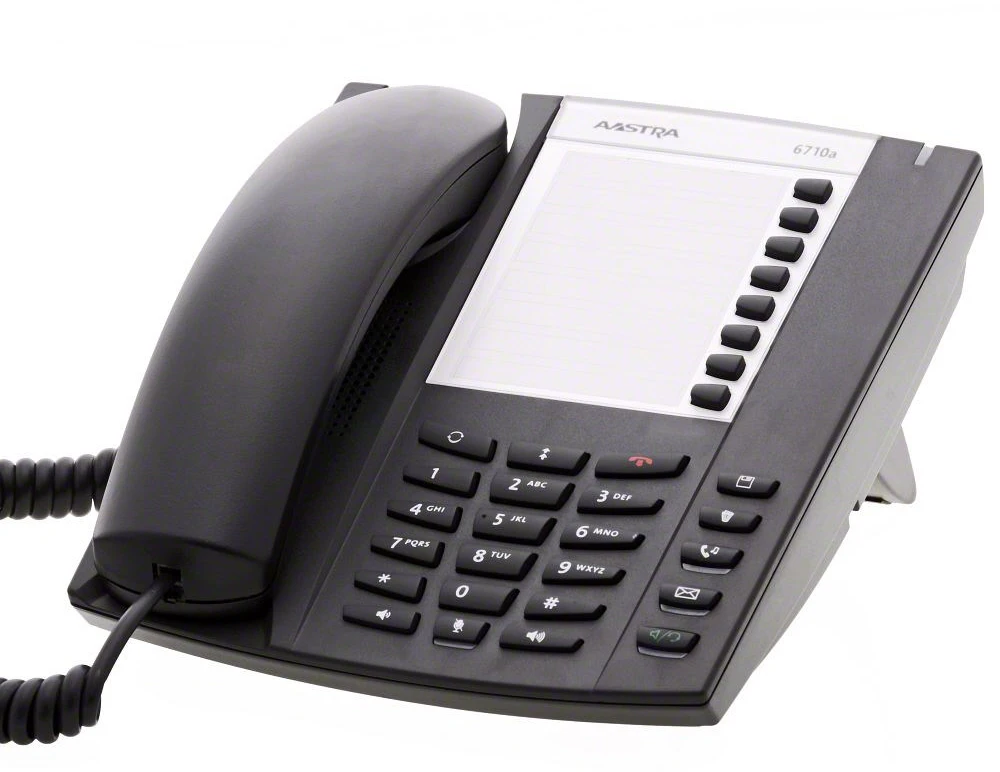 „Carruzzo“ laidinis telefonas „Mitel 6710a“, antracito spalvos